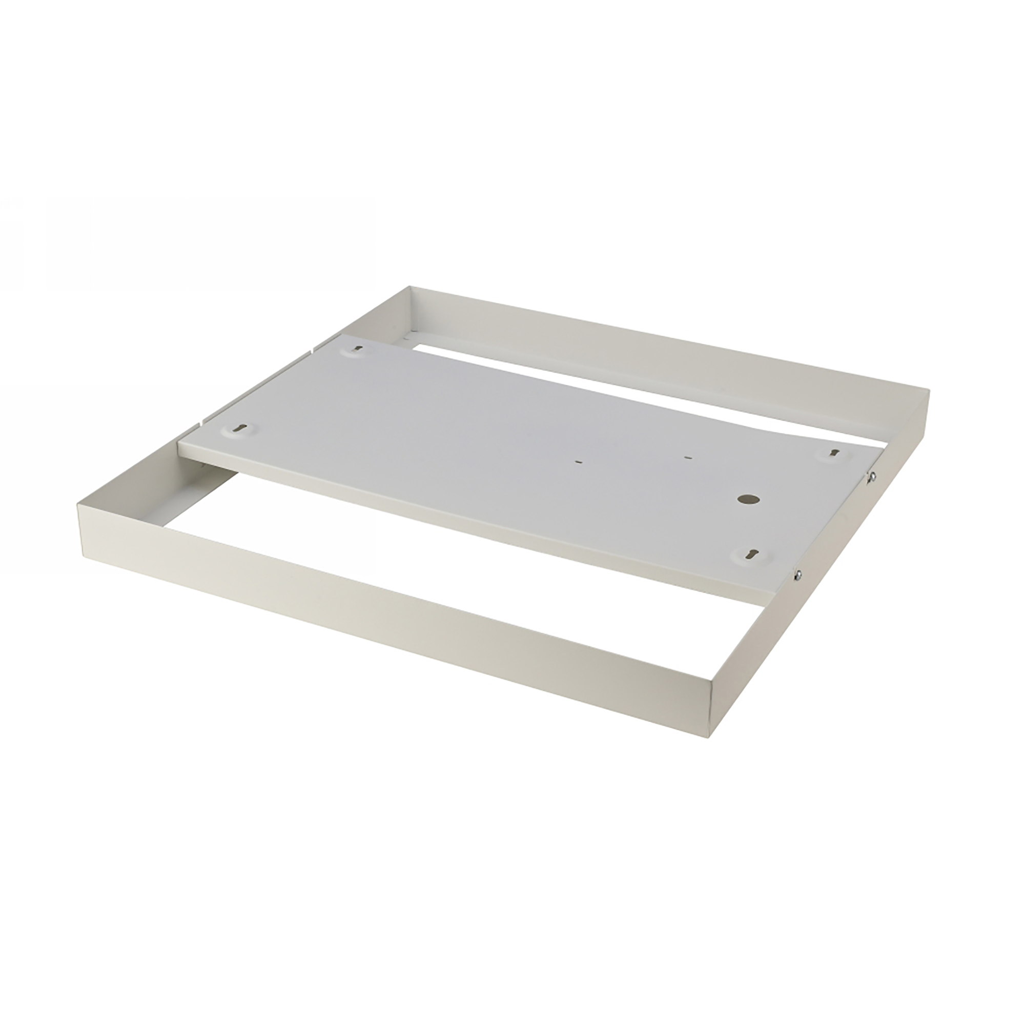 DA240005/TW  Piano 66 Surface Mounting Frame In Textured White For Panel 595x595mm; 5yrs Warranty